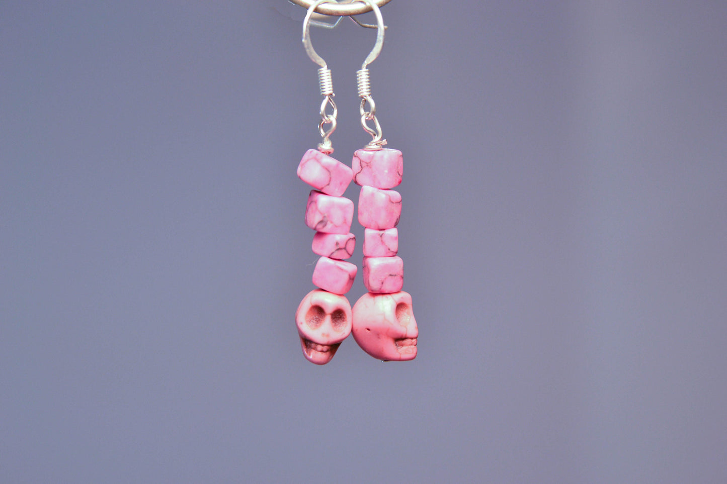 Pink Skull Earrings | Skull Series