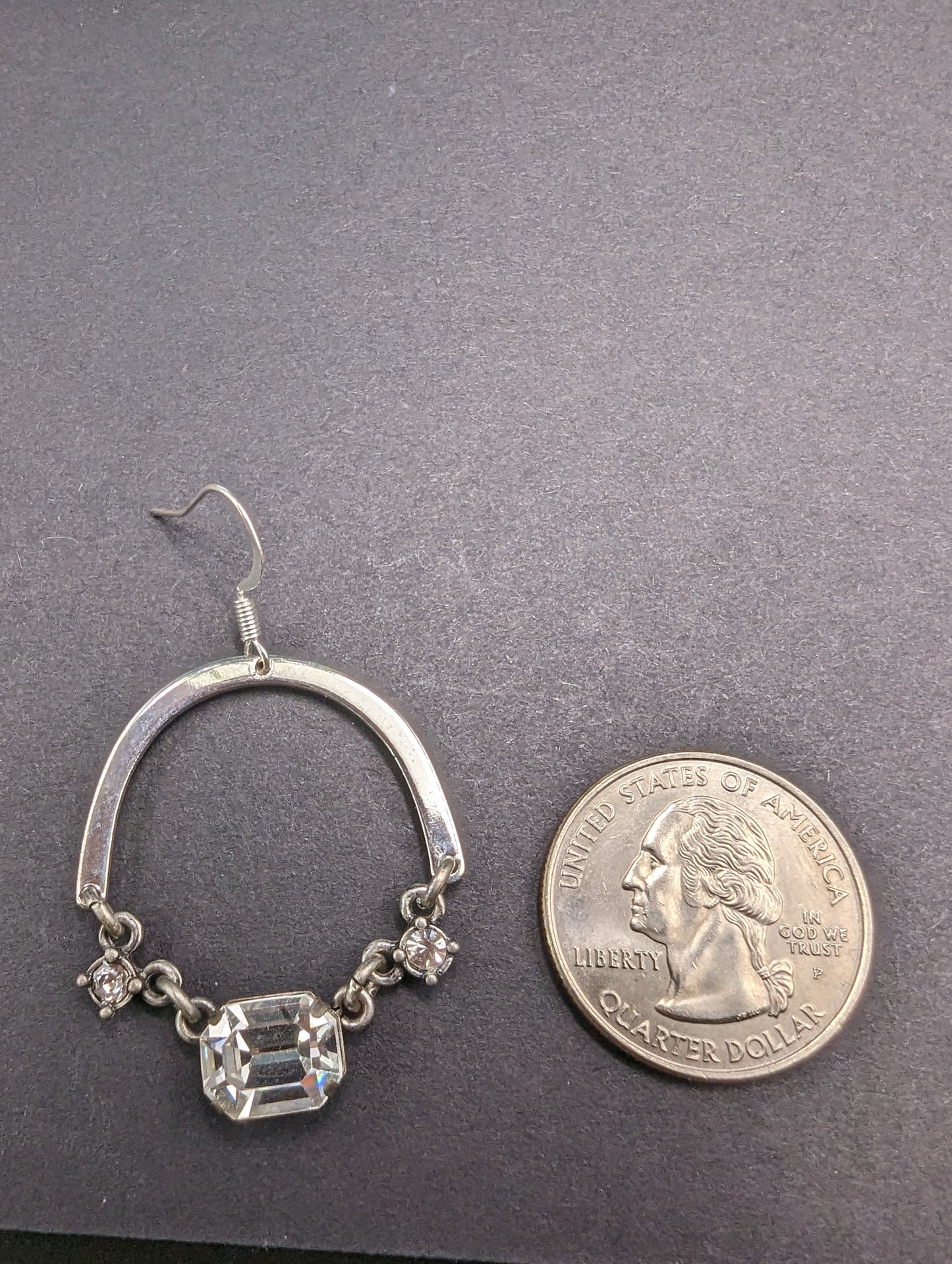 Mimi's Silver Gem Earrings