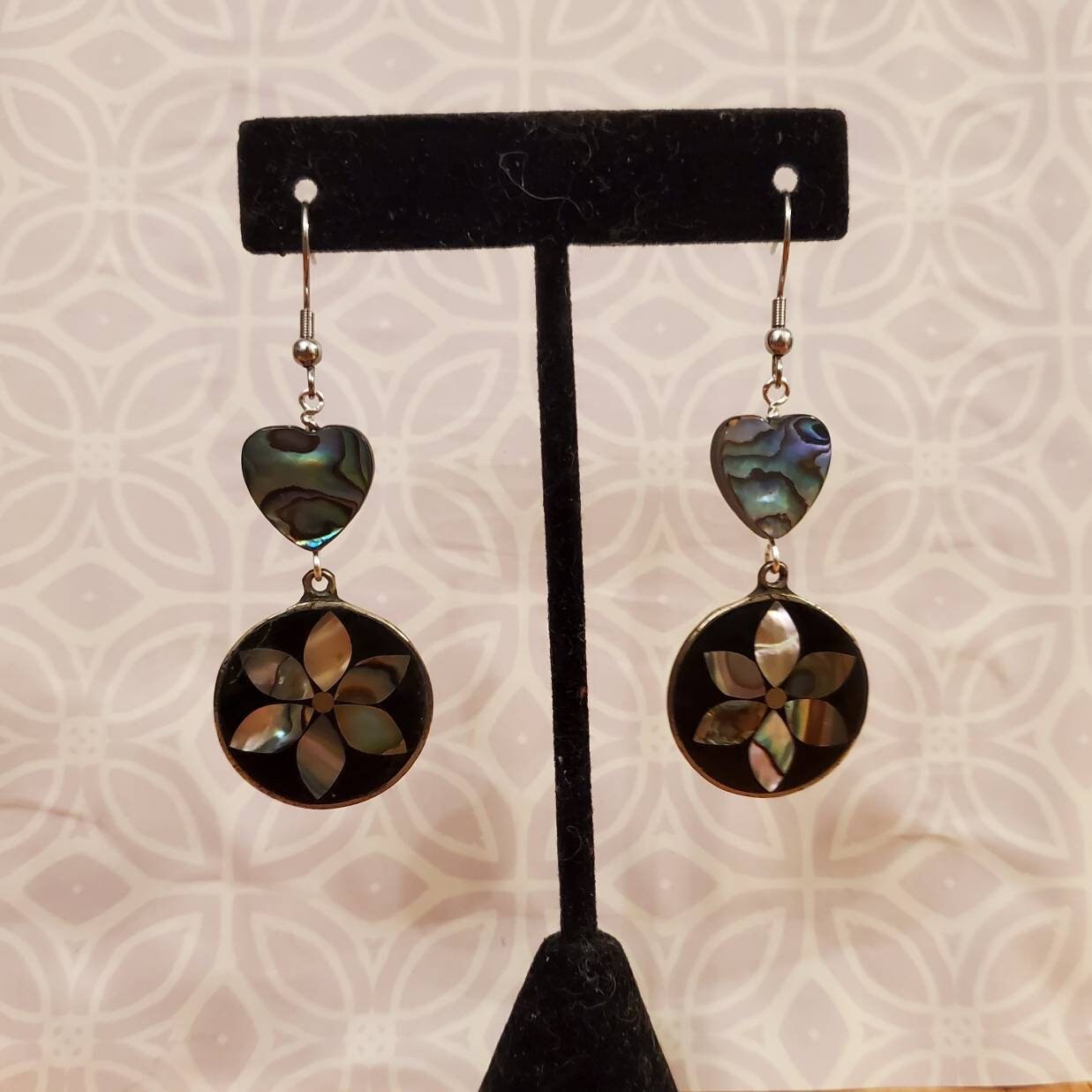 Vintage Mother of Pearl Earrings