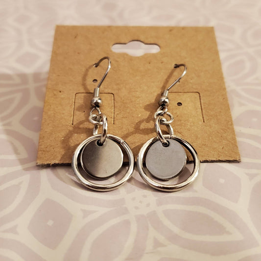 Simple Silver Earrings
