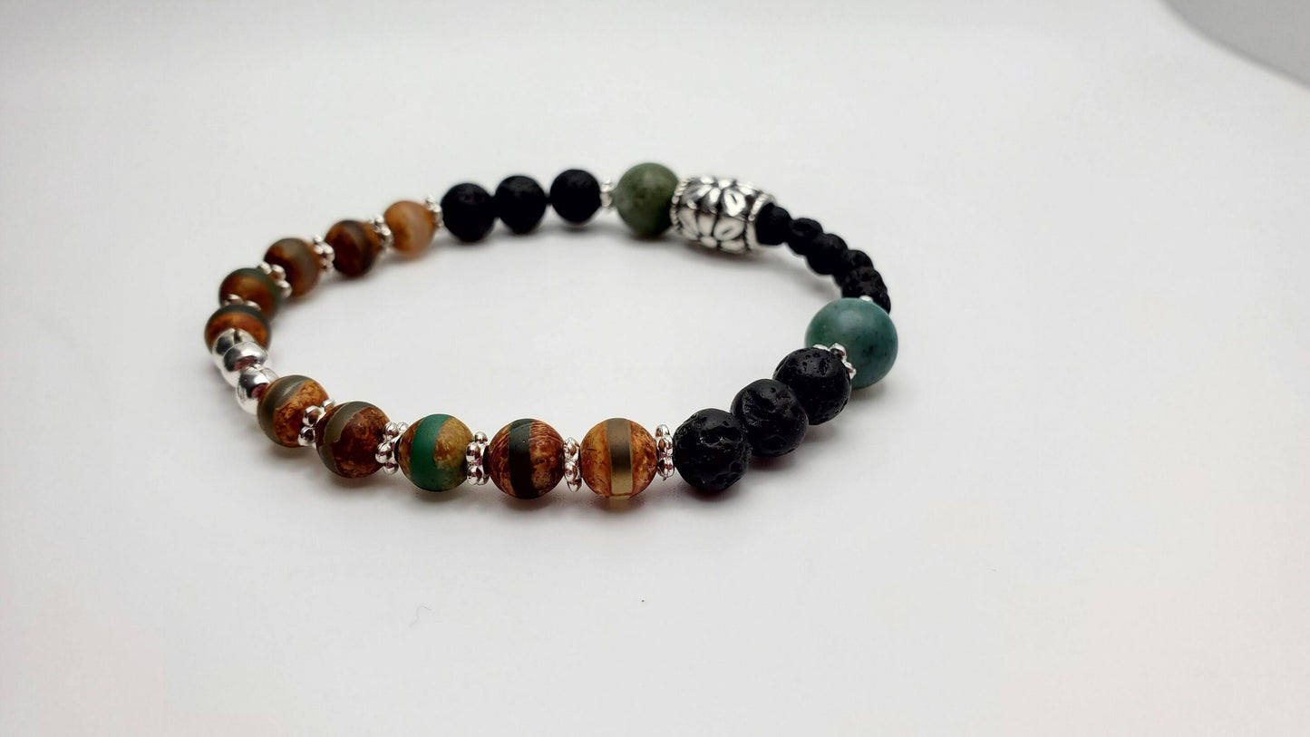 Essential Oil diffuser | Fidget bracelet | Lava